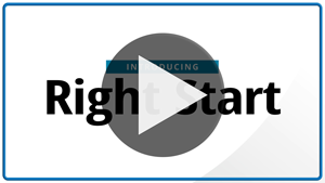 Play a video to learn more about Right Start preparation courses.